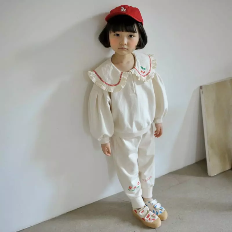 Momo Ann - Korean Children Fashion - #discoveringself - Flower Jogger Pants - 3