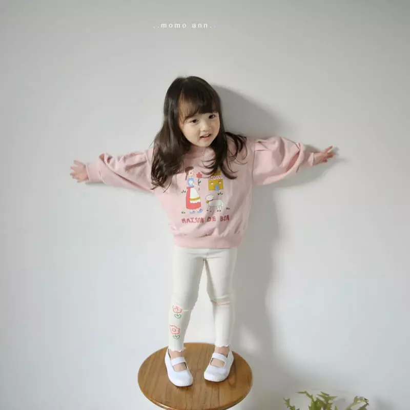 Momo Ann - Korean Children Fashion - #fashionkids - Flower Leggings - 8