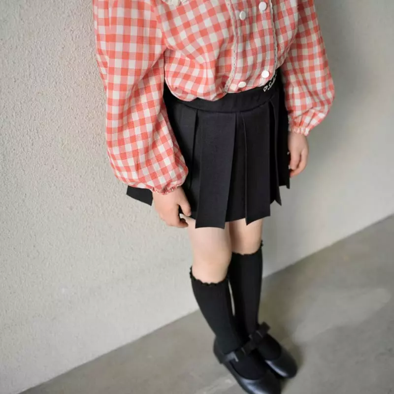 Momo Ann - Korean Children Fashion - #kidsshorts - Wrinkle Skirt - 2