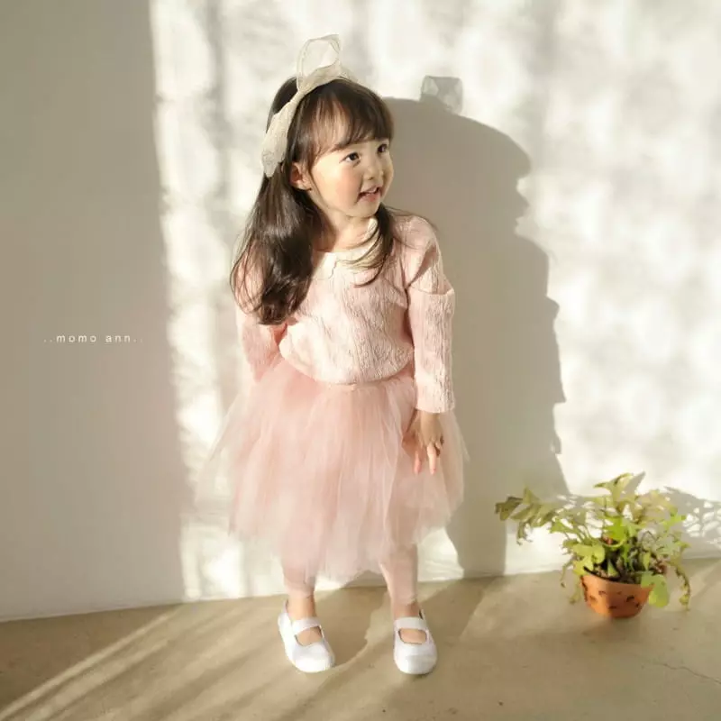 Momo Ann - Korean Children Fashion - #kidsshorts - Sha Skirt Leggings