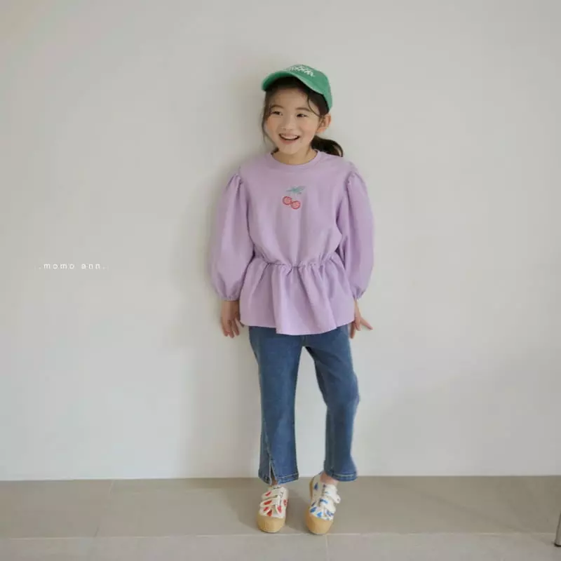Momo Ann - Korean Children Fashion - #kidsshorts - Slit Jeans - 7