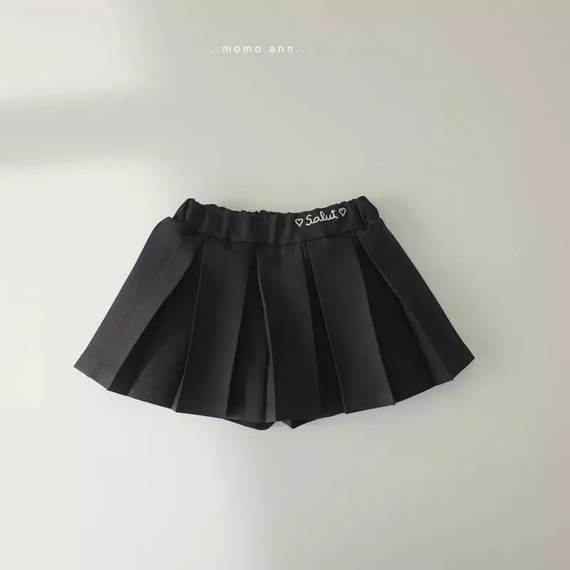Momo Ann - Korean Children Fashion - #kidsstore - Wrinkle Skirt - 3