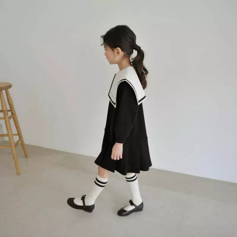 Momo Ann - Korean Children Fashion - #kidsstore - Sailor One-piece - 7