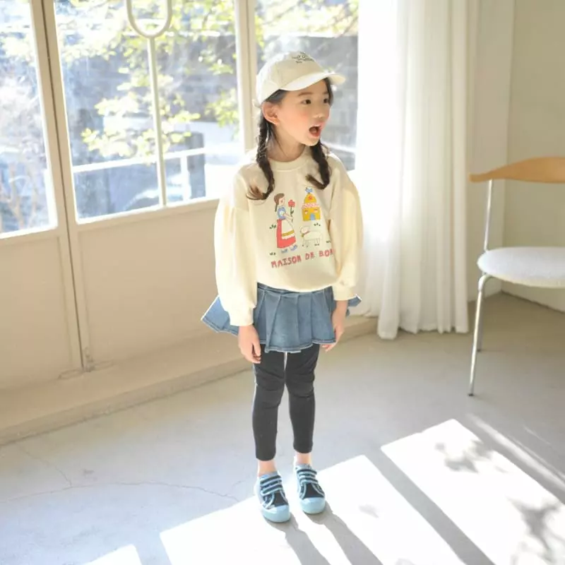 Momo Ann - Korean Children Fashion - #kidsstore - Girl Sweatshirt - 5