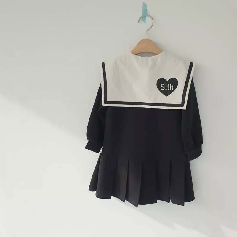Momo Ann - Korean Children Fashion - #kidzfashiontrend - Sailor One-piece - 8