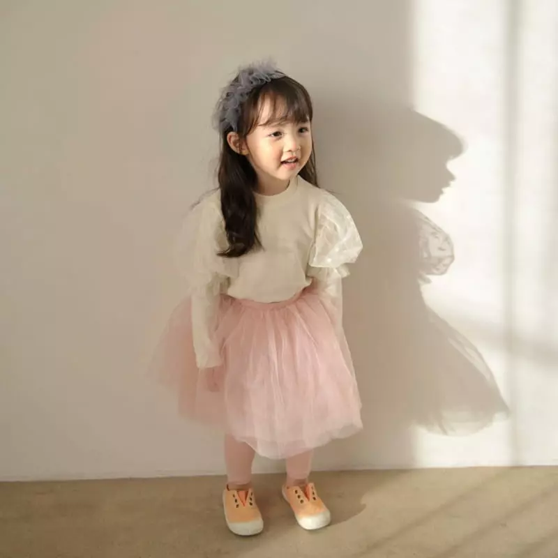 Momo Ann - Korean Children Fashion - #littlefashionista - Sha Skirt Leggings - 5