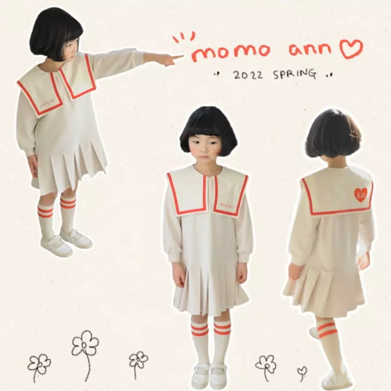 Momo Ann - Korean Children Fashion - #littlefashionista - Sailor One-piece - 10