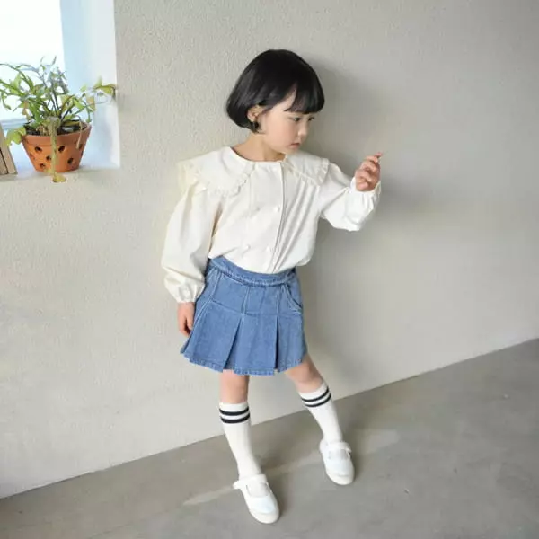 Momo Ann - Korean Children Fashion - #littlefashionista - Ella Blouse - 9