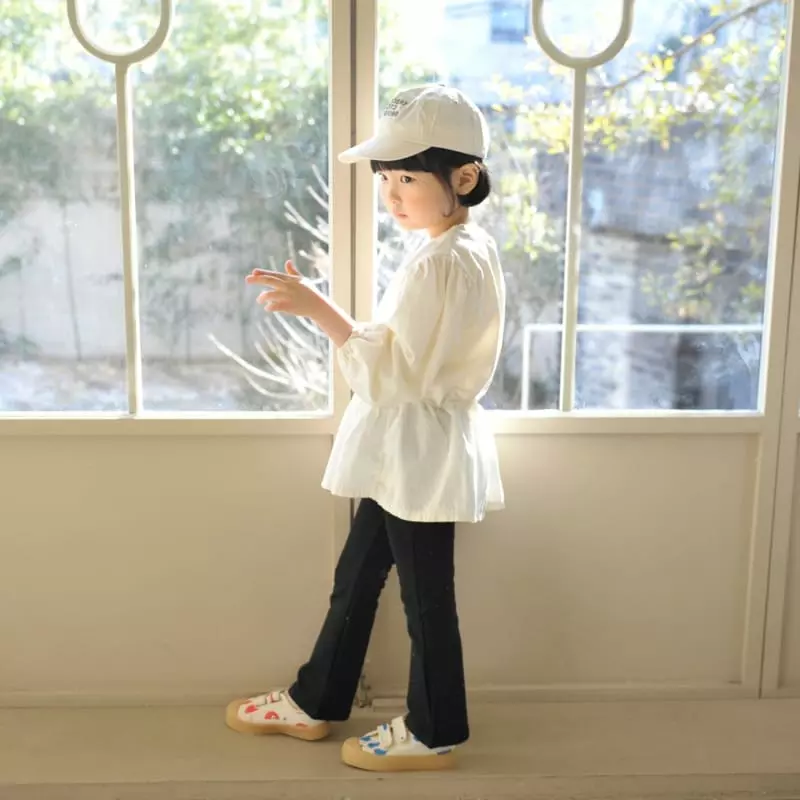 Momo Ann - Korean Children Fashion - #littlefashionista - Frill Long Tee - 6