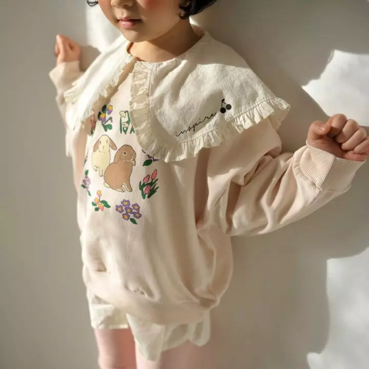 Momo Ann - Korean Children Fashion - #magicofchildhood - Rabbit Sweatshirt