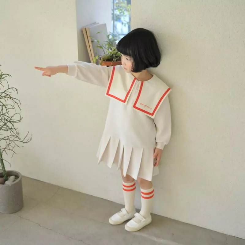 Momo Ann - Korean Children Fashion - #magicofchildhood - Sailor One-piece - 11