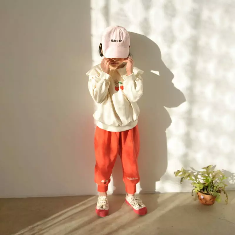 Momo Ann - Korean Children Fashion - #magicofchildhood - Flower Jogger Pants - 10