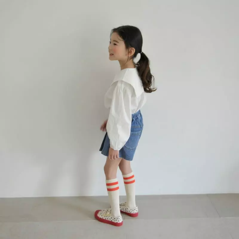 Momo Ann - Korean Children Fashion - #minifashionista - Flower Blouse - 9