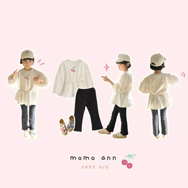 Momo Ann - Korean Children Fashion - #minifashionista - Frill Long Tee - 8