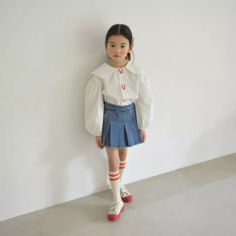 Momo Ann - Korean Children Fashion - #todddlerfashion - Flower Blouse - 11