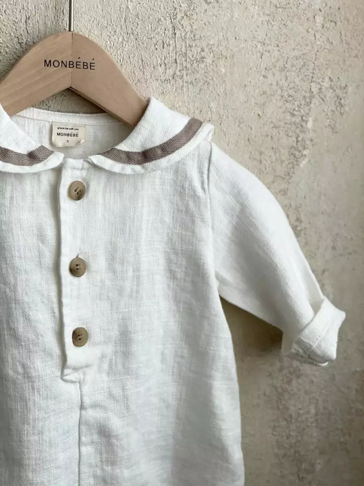Monbebe - Korean Baby Fashion - #babyboutique - Sailor Bodysuit - 6
