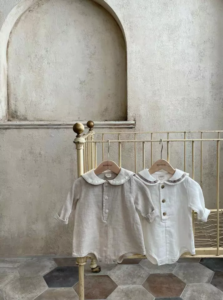 Monbebe - Korean Baby Fashion - #babyboutiqueclothing - Sailor Bodysuit - 7