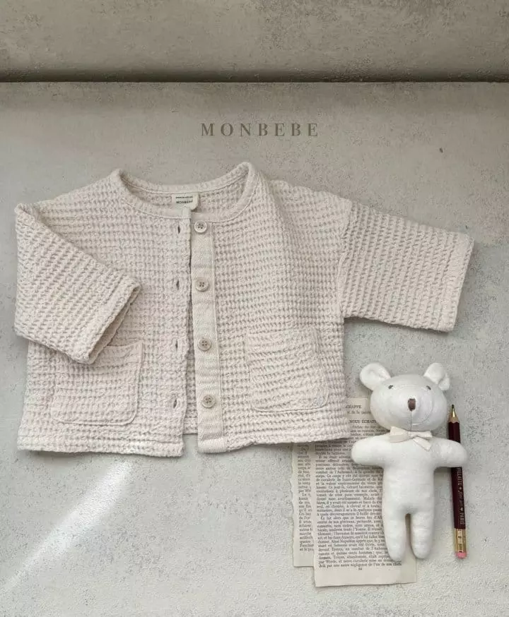 Monbebe - Korean Baby Fashion - #babyclothing - Croiffle Cardigan