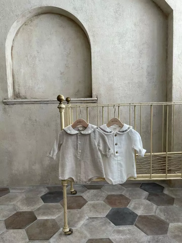 Monbebe - Korean Baby Fashion - #babyfashion - Sailor Bodysuit - 9