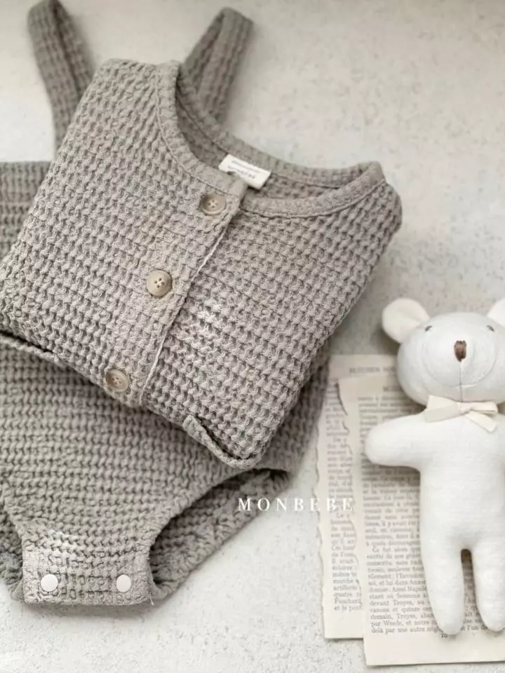 Monbebe - Korean Baby Fashion - #babyootd - Croiffle Cardigan - 7