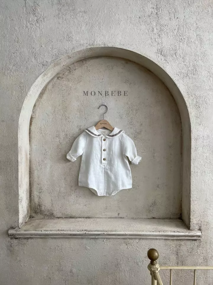 Monbebe - Korean Baby Fashion - #babywear - Sailor Bodysuit - 2