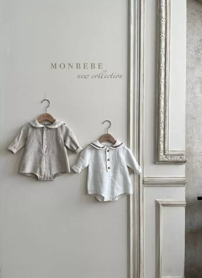 Monbebe - Korean Baby Fashion - #onlinebabyboutique - Sailor Bodysuit - 4