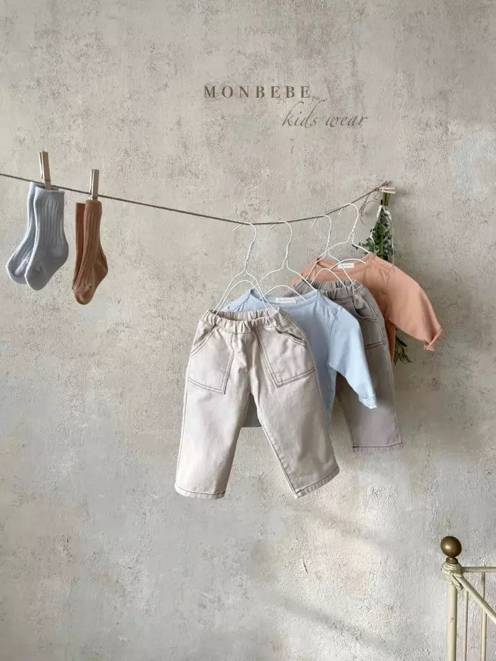 Monbebe - Korean Children Fashion - #designkidswear - Stitch Pants - 11