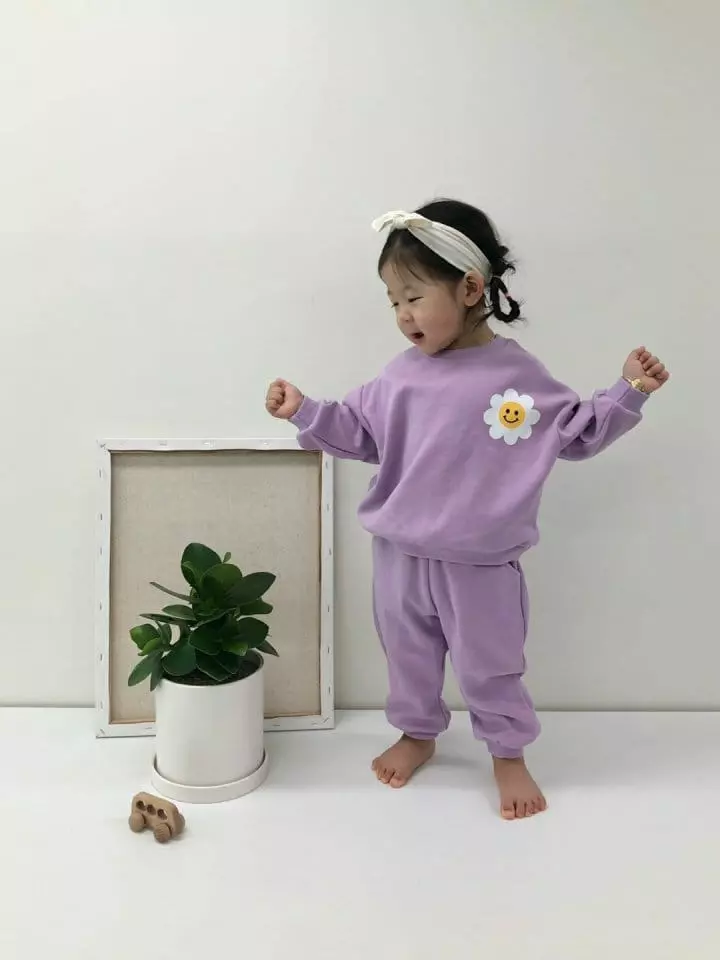 Moran - Korean Baby Fashion - #babyboutiqueclothing - Daisy Smile Top Bottom Set - 4