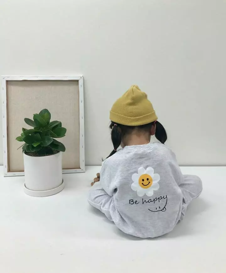 Moran - Korean Baby Fashion - #babyootd - Daisy Smile Top Bottom Set - 10