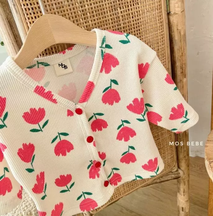 Mos Bebe - Korean Baby Fashion - #babyboutiqueclothing - Bebe Tulip Cardigan - 6