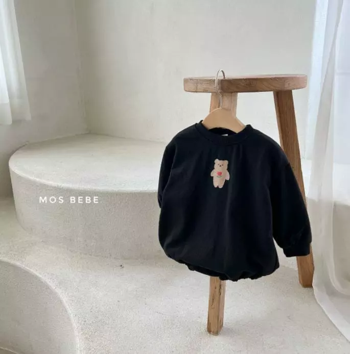 Mos Bebe - Korean Baby Fashion - #babyboutiqueclothing - Bear Bodysuit - 2