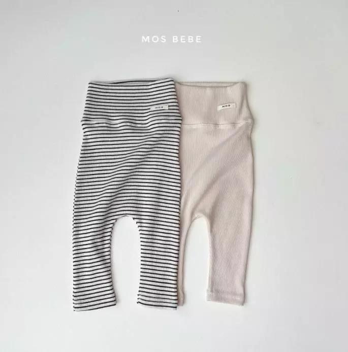 Mos Bebe - Korean Baby Fashion - #babyboutiqueclothing - 1+1 Stomach Leggings