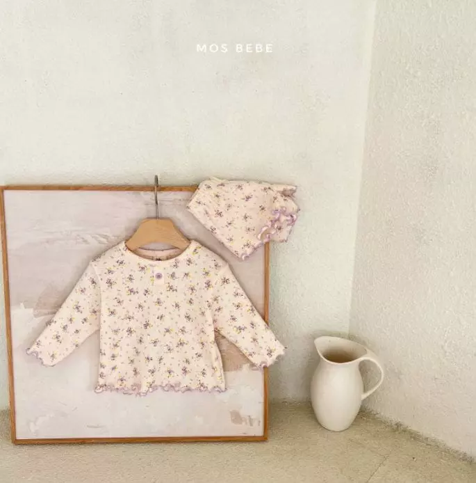 Mos Bebe - Korean Baby Fashion - #babyboutiqueclothing - Jenny Top Bottom Set - 11