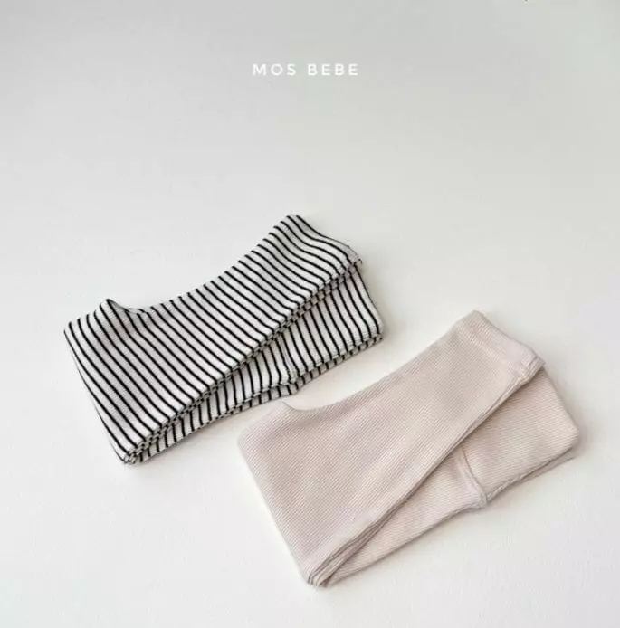Mos Bebe - Korean Baby Fashion - #babyclothing - 1+1 Stomach Leggings - 2
