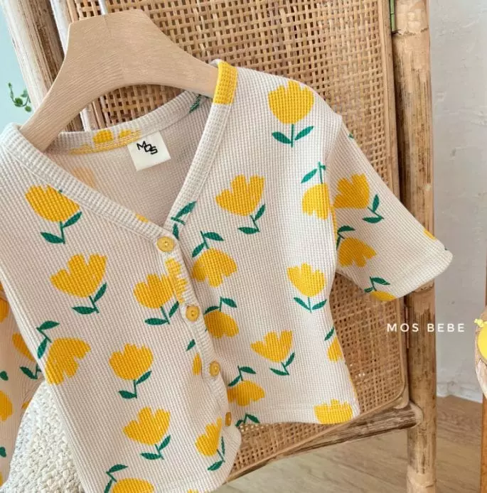 Mos Bebe - Korean Baby Fashion - #babyfashion - Bebe Tulip Cardigan - 8