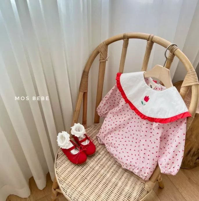 Mos Bebe - Korean Baby Fashion - #babyfashion - Tulip Frill Bodysuit - 6
