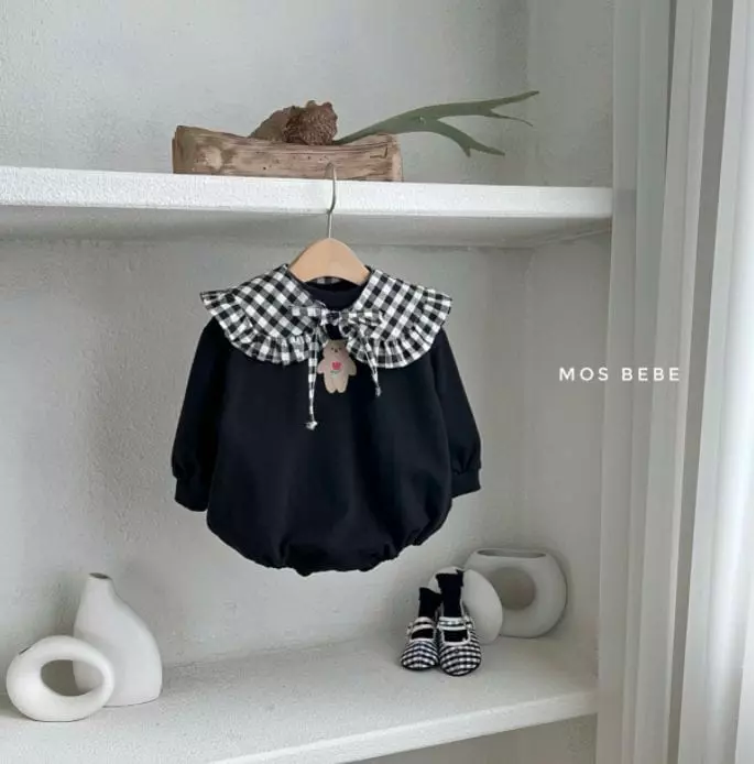 Mos Bebe - Korean Baby Fashion - #babyclothing - Bear Bodysuit - 4