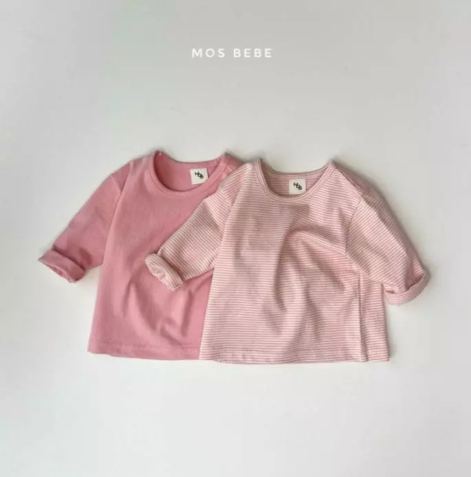 Mos Bebe - Korean Baby Fashion - #babyclothing - Spring 1+1 Tee - 4