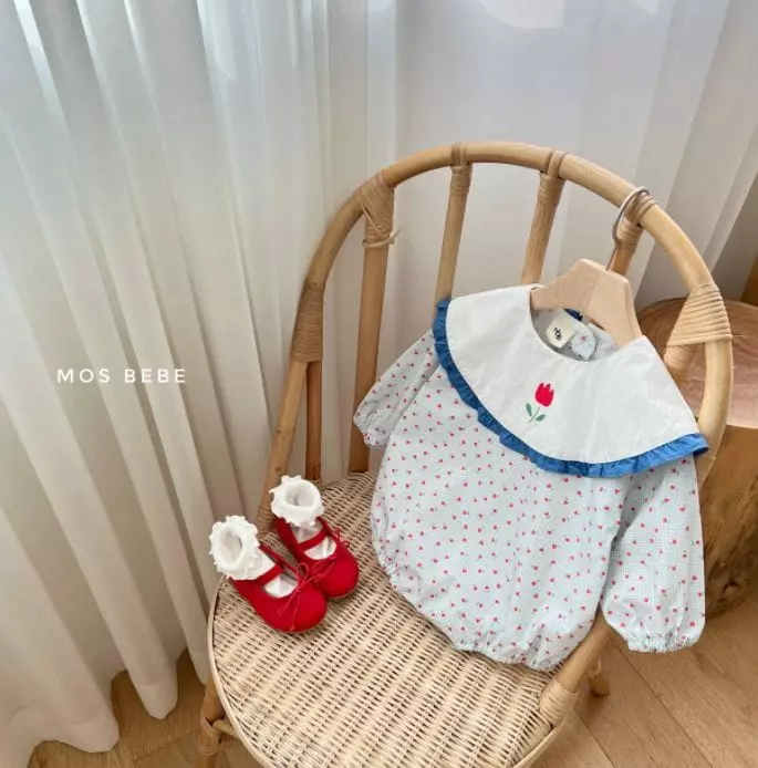 Mos Bebe - Korean Baby Fashion - #babyfever - Tulip Frill Bodysuit - 7