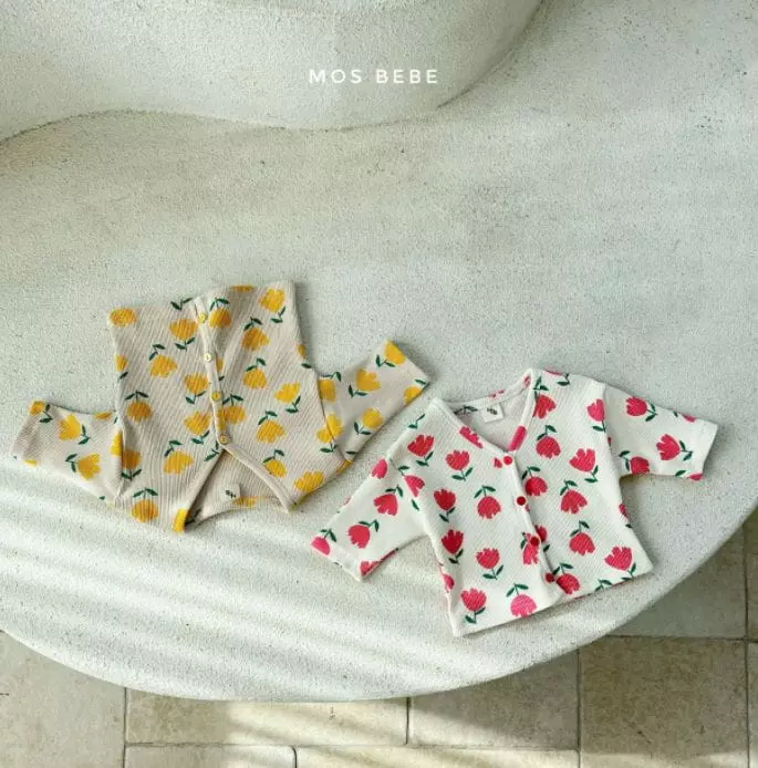Mos Bebe - Korean Baby Fashion - #babyoninstagram - Bebe Tulip Cardigan - 12