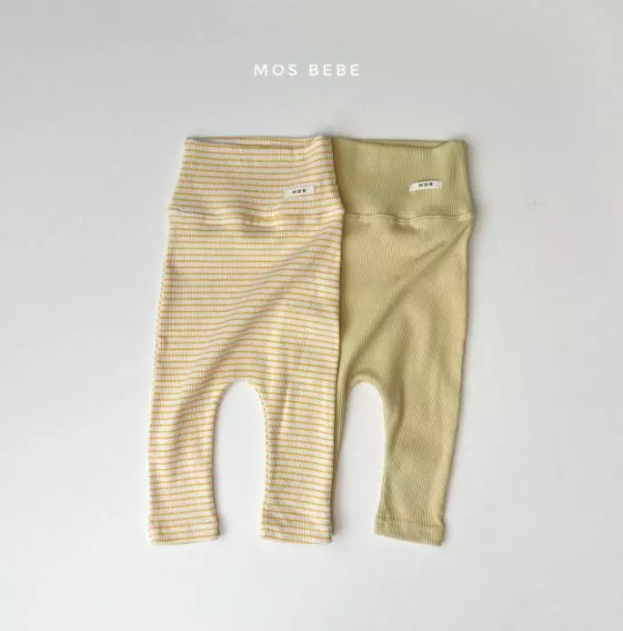Mos Bebe - Korean Baby Fashion - #babyoninstagram - 1+1 Stomach Leggings - 7