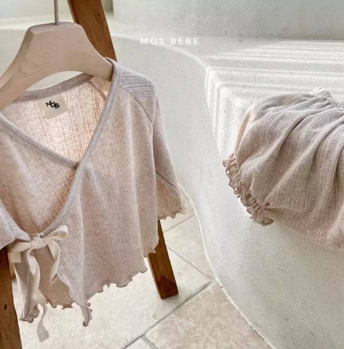 Mos Bebe - Korean Baby Fashion - #babyoninstagram - Benet Top Bottom Set