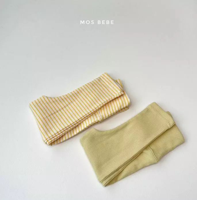 Mos Bebe - Korean Baby Fashion - #babyootd - 1+1 Stomach Leggings - 8
