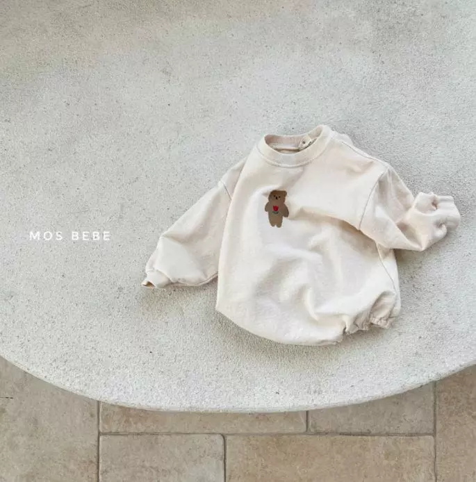 Mos Bebe - Korean Baby Fashion - #babyoutfit - Bear Bodysuit - 10