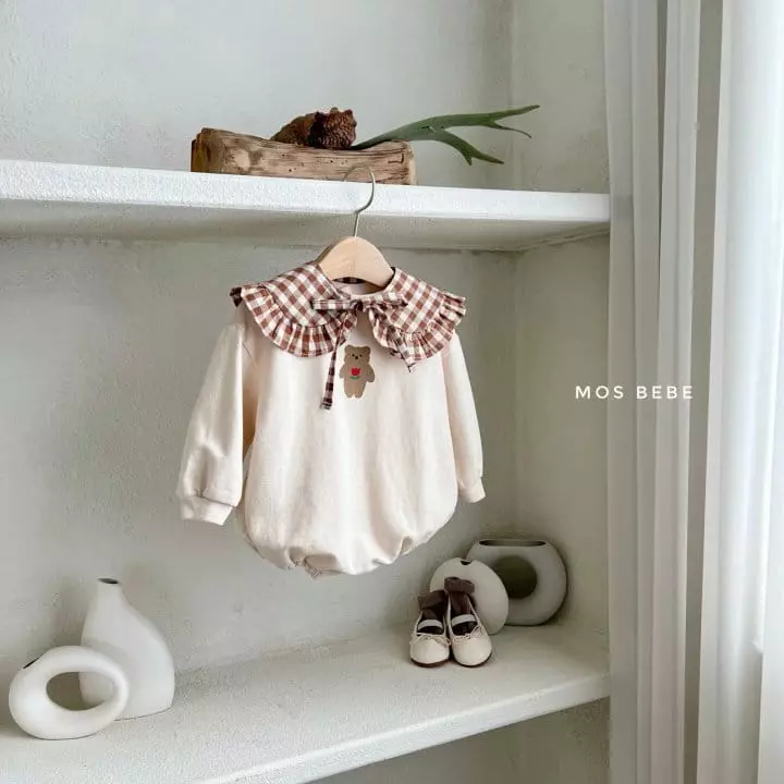 Mos Bebe - Korean Baby Fashion - #babyoutfit - Mimi Frill Collar Neck Tee - 9