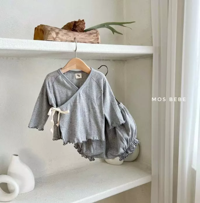 Mos Bebe - Korean Baby Fashion - #babywear - Benet Top Bottom Set - 5