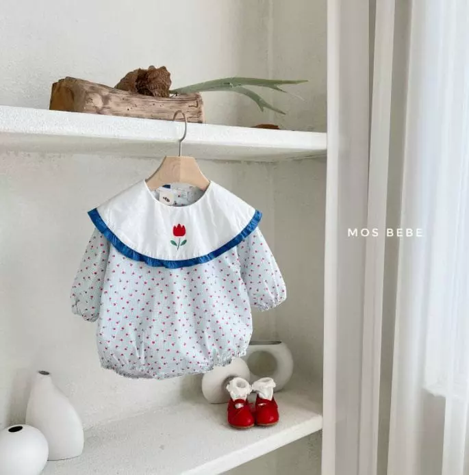 Mos Bebe - Korean Baby Fashion - #onlinebabyshop - Tulip Frill Bodysuit