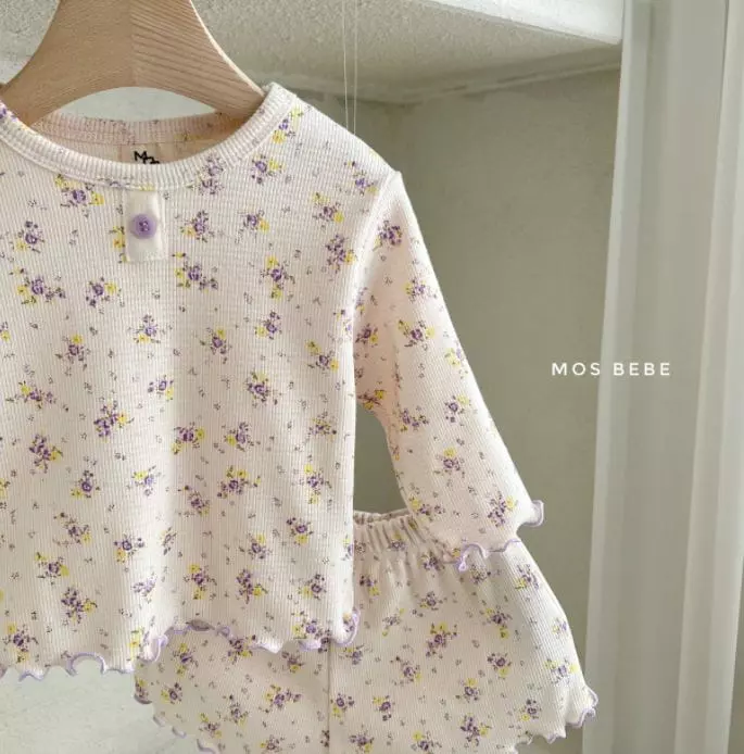 Mos Bebe - Korean Baby Fashion - #smilingbaby - Jenny Top Bottom Set - 9