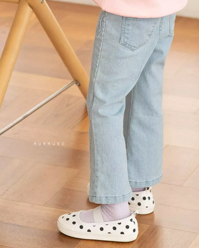Murmure - Korean Children Fashion - #Kfashion4kids - Slit Bootscut Jeans - 8