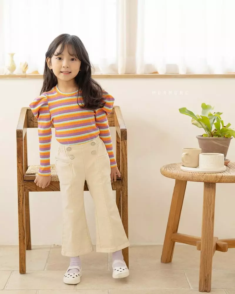 Murmure - Korean Children Fashion - #Kfashion4kids - 4 Button Jeans - 5